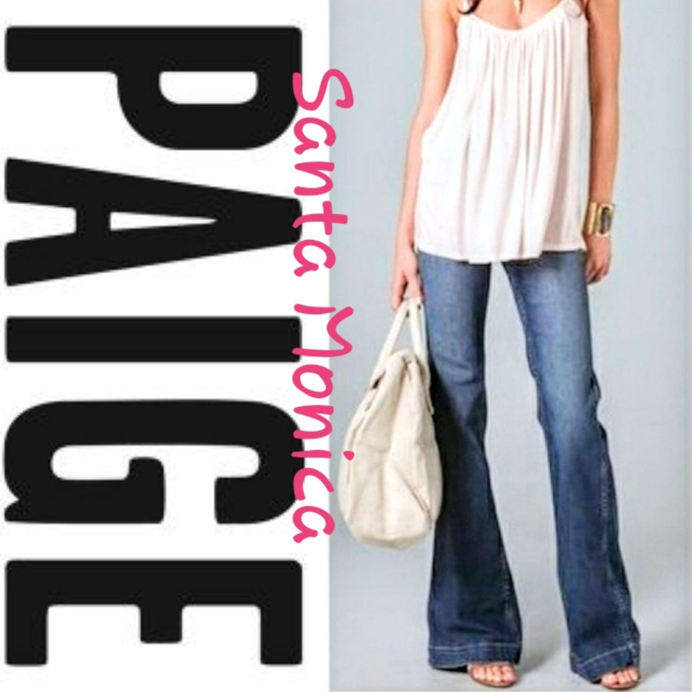SOLD Paige Santa Monica Jeans in Med.wash